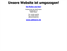 Tablet Screenshot of ads.schulnetz.hamm.de